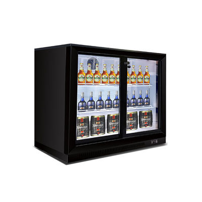 Un réfrigérateur plus frais d'affichage de bière de réfrigérateur de boisson de plan de travail de 2 portes sous le refroidisseur arrière de bière de barre