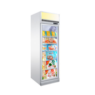 Congélateur en verre de congélation droit d'étalage de porte de crème glacée 450L